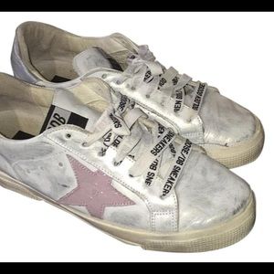 Golden Goose Deluxe Brand Silver/grey Sneakers